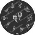 Nail Art Stamping Schablone A07
