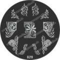 Nail Art Stamping Schablone A29