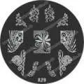 Nail Art Stamping Schablone A29