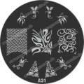 Nail Art Stamping Schablone A31