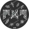 Nail Art Stamping Schablone A36