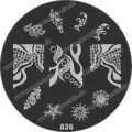Nail Art Stamping Schablone A36