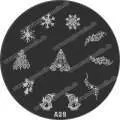 Nail Art Stamping Schablone A39