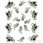 Crystal Nail Sticker - Bindis - schwarz