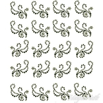 Crystal Nail Sticker - Bindis - schwarz