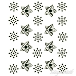 Crystal Nail Sticker - Bindis - schwarz Strasssteine Strass Aufkleber selbstklebende Nailart Nail art