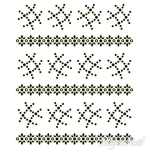 Crystal Nail Sticker - Bindis - schwarz Strasssteine Strass Aufkleber selbstklebende Nailart Nail art