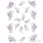 Crystal Nail Sticker - Bindis - lila