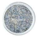 Glitter Fäden - silber hologramm