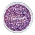 Glitter Fäden - flieder hologramm