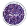Glitter Fäden - lila hologramm
