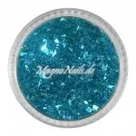 Feine Glitter Flakes türkis metallic