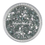 Feine Glitter Flakes silber
