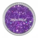 Feine Glitter Flakes flieder hologramm