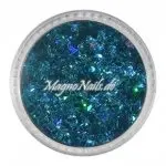 Feine Glitter Flakes blau hologramm