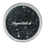 Feine Glitter Flakes schwarz metallic
