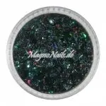 Feine Glitter Flakes schwarz hologramm