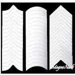 Maniküre French Schablonen Set