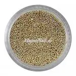 Nail Art Glasperlen - Glas Beads - light gold