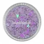 Glitter Shapes - Einlegemotive - Schmetterlinge lavendel