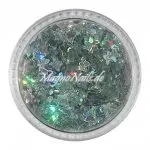 Glitter Shapes - Einlegemotive - Schmetterlinge silber