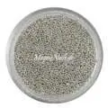 Nail Art Glasperlen - Glas Beads - silber