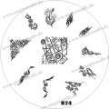 Nail Stamping Schablone H24