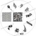 Nail Stamping Schablone H27