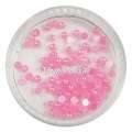 Nail Art Einlegemotive - Halbperlen rosa AB Nägel Nails Nailart Nageldesign Nagel Glitzersteine