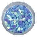 Glitter Shapes - Einlegemotive - hexagon blau Nail Art Nails Nagel Nögel Nailart Einleger