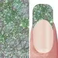 Nail Art Einlegemotive Netz - Laser Lace - Lime