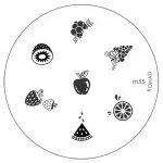 Original Konad Stamping Schablone m55