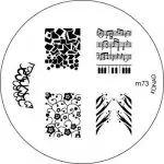 Original Konad Stamping Schablone m73