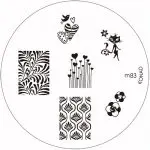 Original Konad Stamping Schablone m83