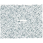 3D Metallic Sticker - silber