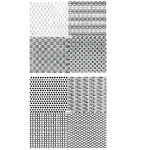 3D Full Cover Metallic Sticker Set - schwarz-silber Selbstklebende Nagelaufkleber Nagelsticker