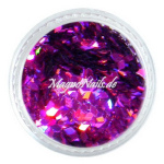 Mini Rhombus Glitter - pink hologramm