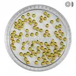 Ministrasssteine - rund gelb