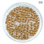 Ministrasssteine - rund orange