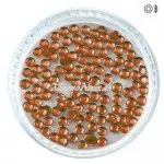 Ministrasssteine - rund rotbraun