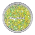 Nail Art Mix Glitterpuder zitronengelb