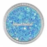 Nail Art Mix Glitterpuder blau