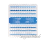 Demonstrationssdisplay blau für 120 Farben