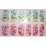 Nail Art Metallic Wraps