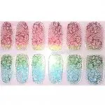 Nail Art Metallic Wraps