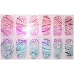 Nail Art Metallic Wraps