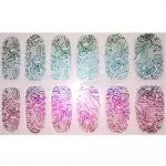 Nail Art Metallic Wraps