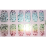 Nail Art Metallic Wraps