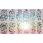 Nail Art Metallic Wraps