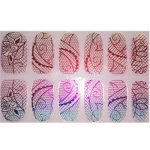Nail Art Metallic Wraps